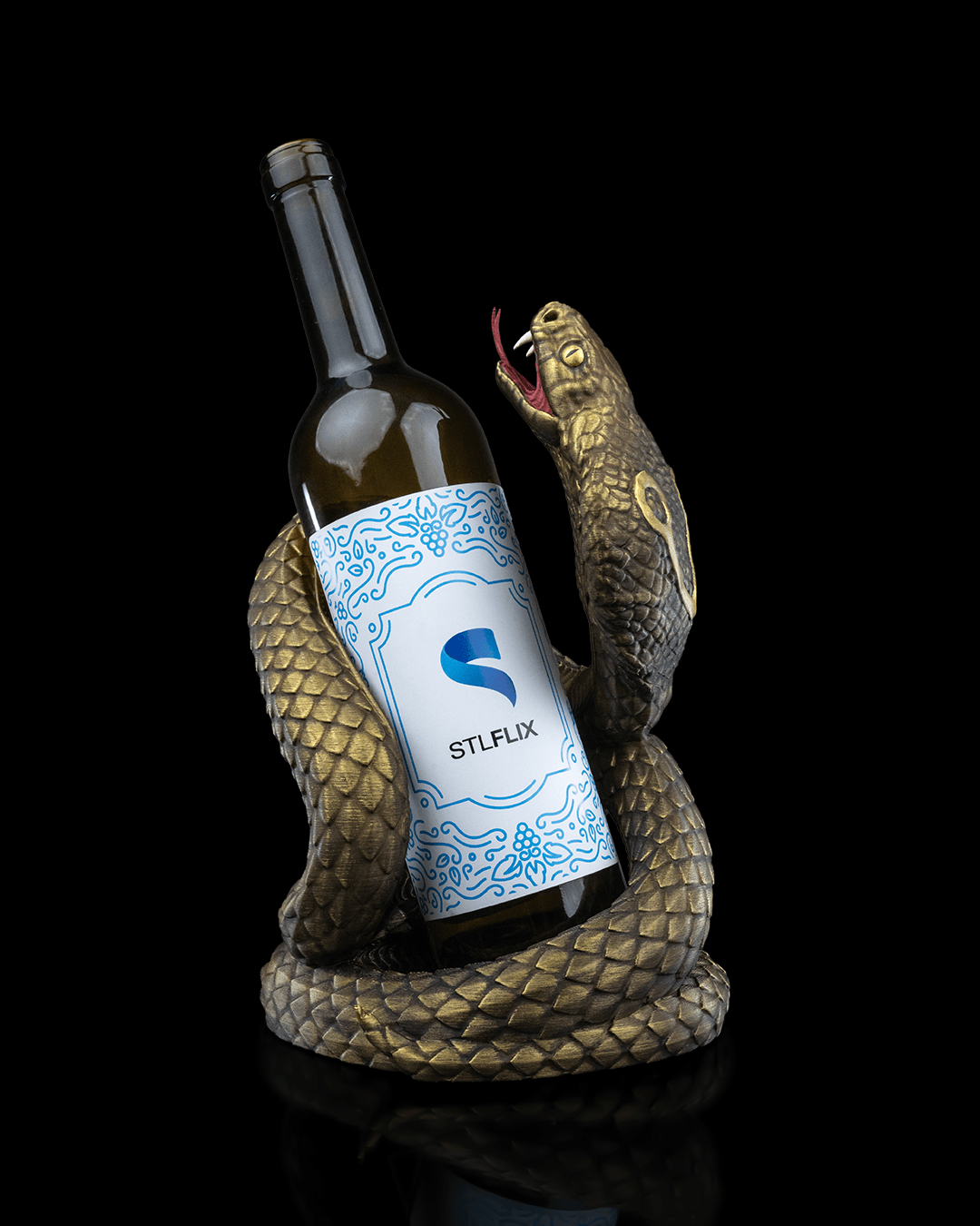 Naga's Embrace Wine Holder