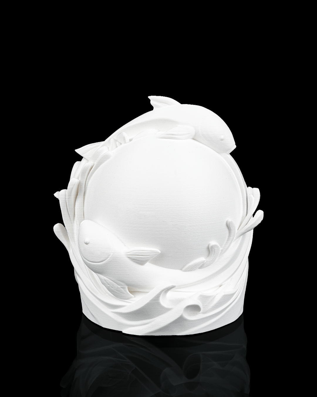 Twin Fish Sphere Lamp