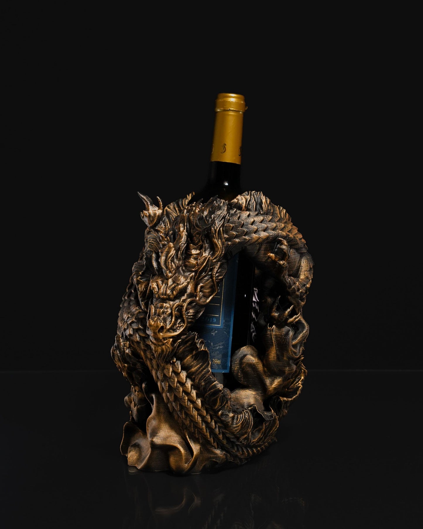 Chinese Dragon Wine Holder