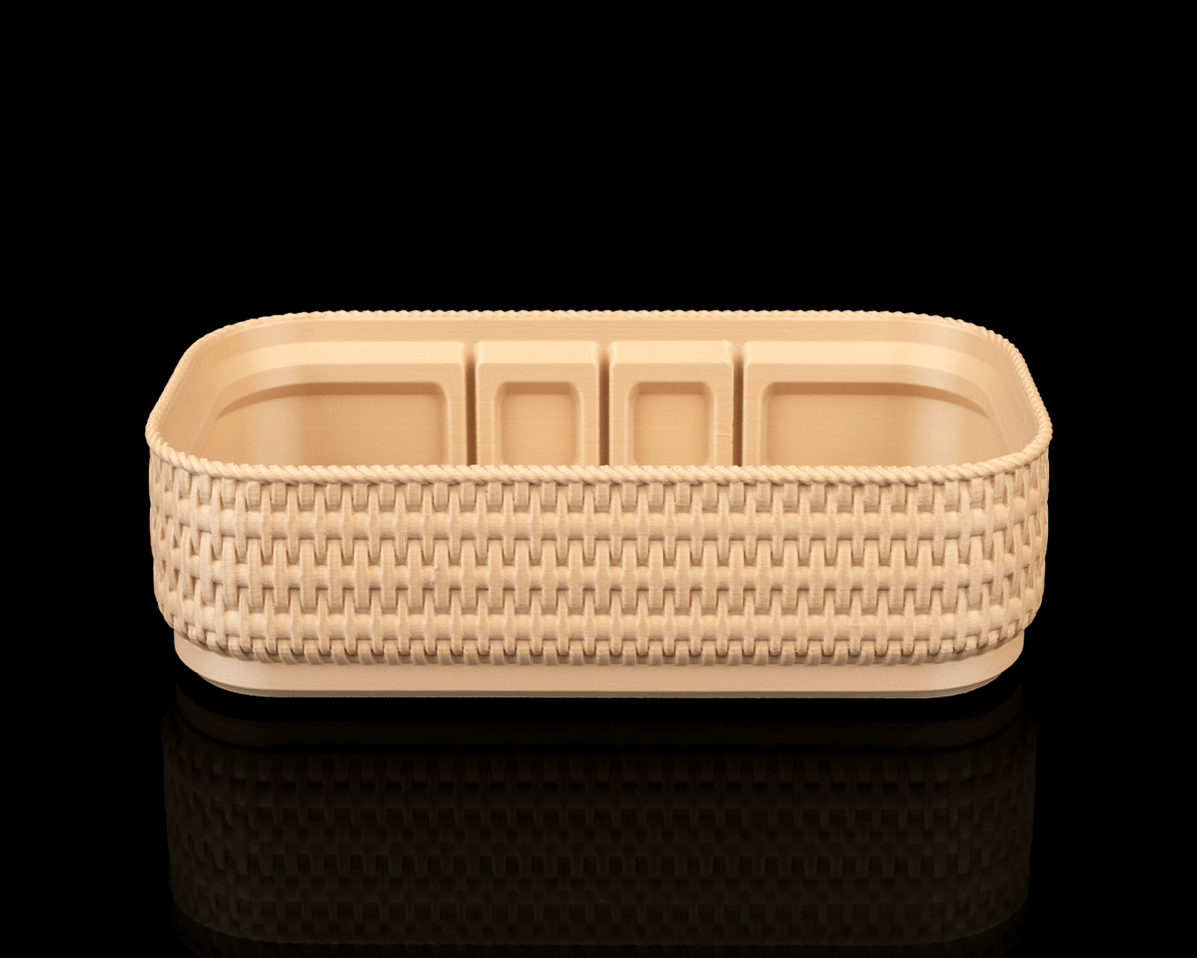 Rattan Glow - Jewelry & Makeup Organizer