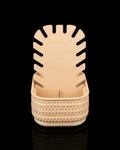 Rattan Glow - Jewelry & Makeup Organizer