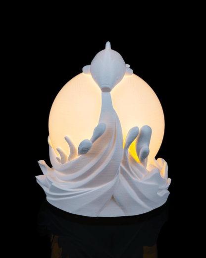 Twin Fish Sphere Lamp