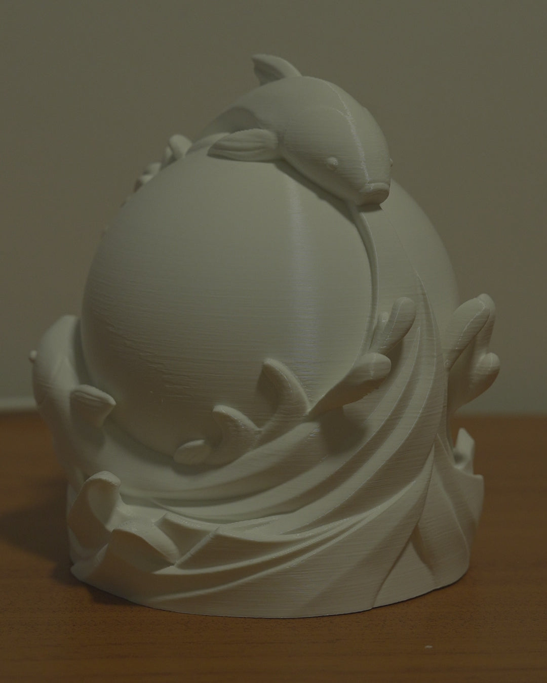 Twin Fish Sphere Lamp